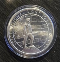 One Ounce Silver Round: 2nd Amendment