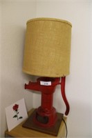 Pitcher pump lamp