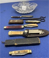 Vintage Scissors and Pocket Knives