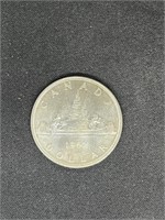 Canadian Silver Dollar 1962