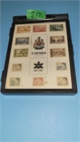 Canada 1867-1967 stamp case
