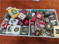 Collection of enesco and Hallmark ornaments