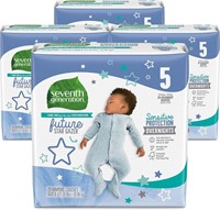 Seventh Gen. Clear Overnight Diapers  Stage 5