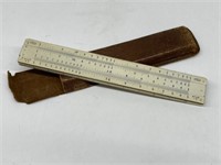 Pocket Slide Rule.  4 3/4 Inches Long.  Made In