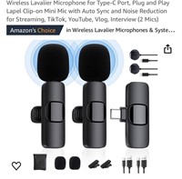 Wireless Lavalier Microphone for Type-C Port