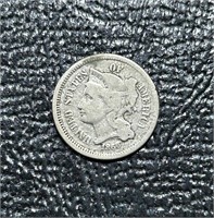 1866 US Three Cent