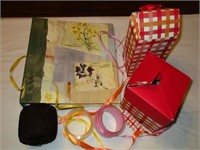 Photo Album/ Gift boxes/ ribbin and string