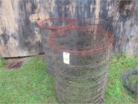 3 partial rolls of 38" field fence