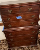 Mahogany dresser 36” x 20” x 52”