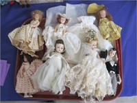 7 dolls-doll brides dress in box++