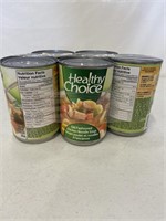 HEALTHY CHOICE CHICKEN NOODLE SOUP 5 CANS BB OCT