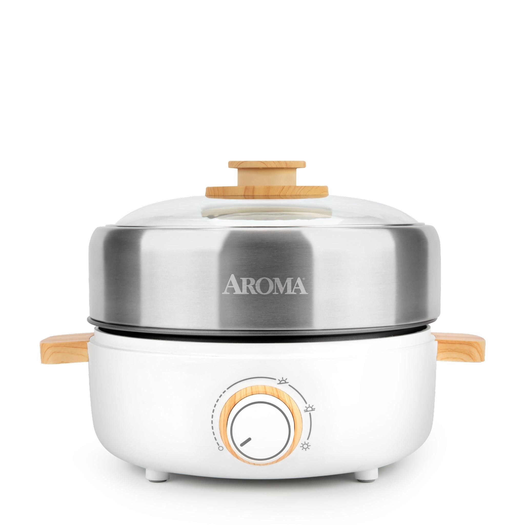 $42 Aroma 2.5-Quart Natural White Slow Cooker