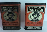 Sir Walter Raleigh tobacco tins