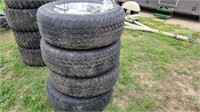 (4) Chevy 265/65/18 Tires and Rims