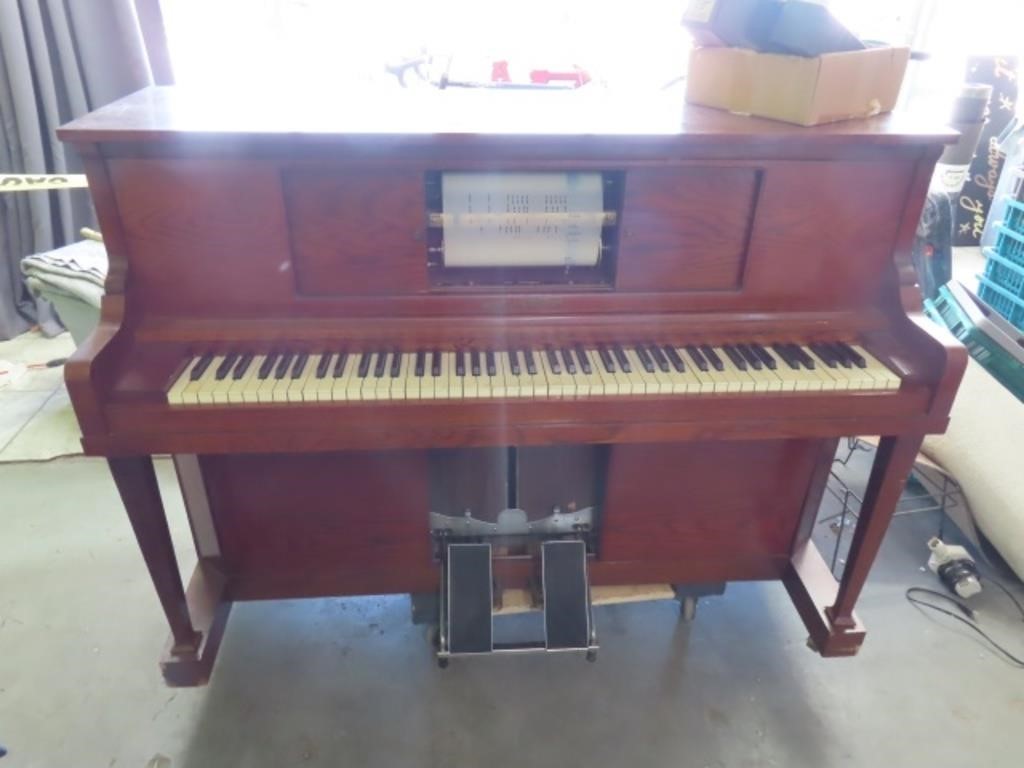 Working Upright 58" PLAYER PIANO *NICE*