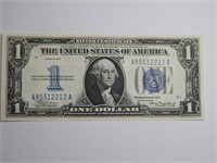 1934 $1 Silver Certificate Funny Back UNC
