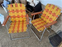 VINTAGE LAWN CHAIRS