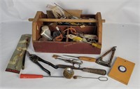 Carpenters Box W/ Assorted Tools