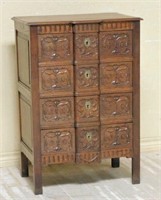 Well Carved Floral and Acanthus Oak Chest.