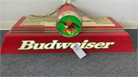 Vintage Budweiser Pool Table Light