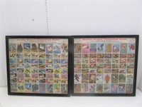 (2) Framed Wildlife Stamp Sheets – 1944 Seventh