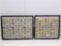 (2) Framed Wildlife Stamp Sheets - 1938 National