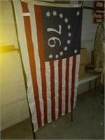 Fabric American flag