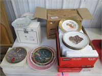 Large Assortment of Dog/Animal Collector Plates. .
