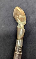 Egyptian Shoehorn W Head Of Nefertiti Carved Horn