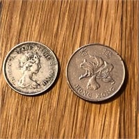 (2) Mixed Hong Kong Coins