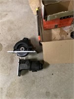 Black & Decker drill powered Saul and small skil