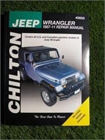 Vintage Jeep Wrangler CHILTON 87-11 Repair Manual