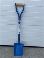 Blue trench shovel