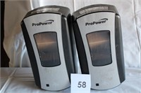 2 PROPOWER SOAP DISPENSERS