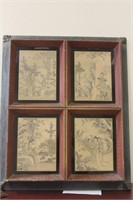 Lot of 4 Antique Chinese Prints