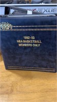 —- 1992-93  NBA BASKETBALL binder with basketball