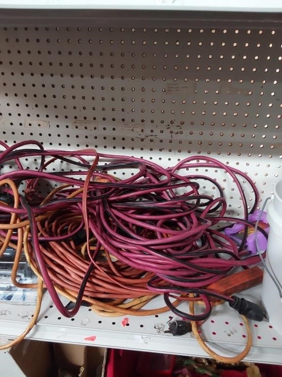 Misc. Lot of Cords, Edger, Water heater e