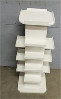 White Shelf Display Rack