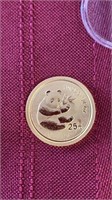 2000 1/4 OZ PANDA GOLD COIN