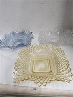 Set of 3 Indiana Glass Candy Dishes