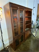 Lighted Curio Cabinet & Bookcase