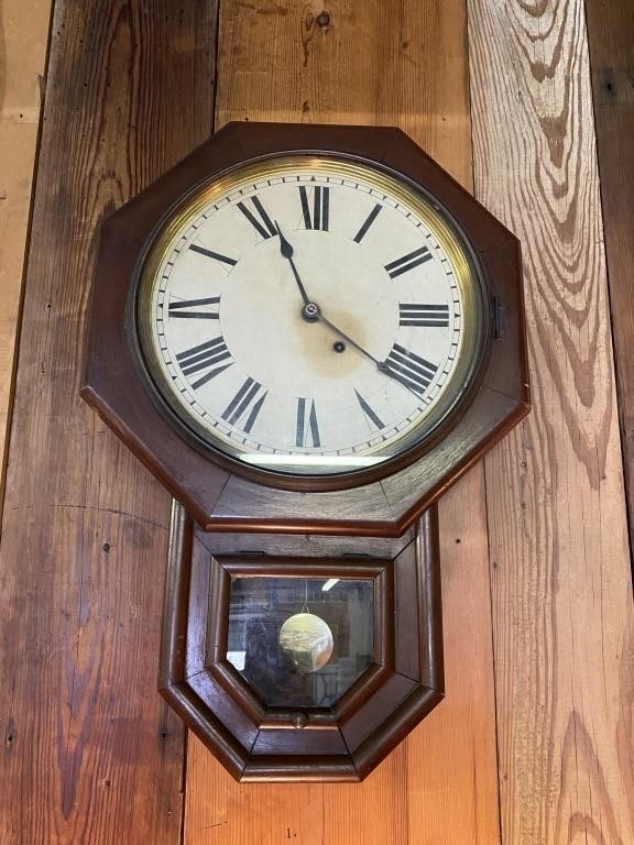 Antique Wall Clock (Untested)
