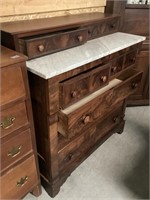 Marble top chest 41x20x46