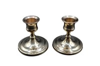 2pc Brass Candle Stick Holders
