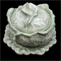 Vntg Holland Mold Cabbage Bowl & Plate