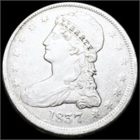 1837 Capped Bust Half Dollar LIGHT CIRC