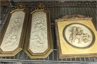 VINTAGE VICTORIAN RELIEF WALL DECOR