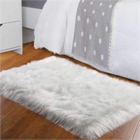 Get Cozy 30 x 45 in faux fur accent rug