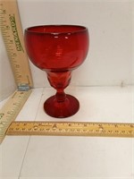 Fenton Ruby Georgian Tall Glass