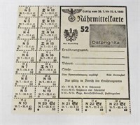 1943 German Food Ration Stamps